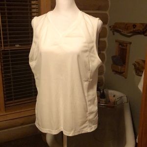 Champion White Sleeveless Athletic Top